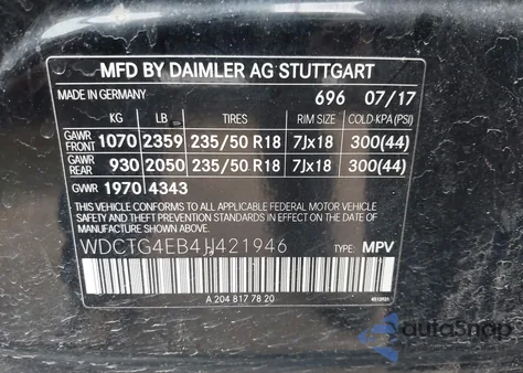 2018 Mercedes-Benz Gla 250 z USA, uszkodzony, nr VIN WDCTG4EB4JJ421946